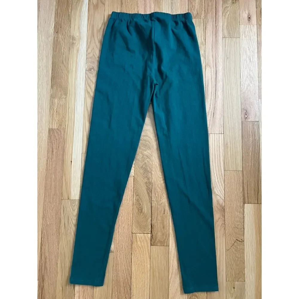 Gap Forest Green Organic Cotton Leggings (size XXL 14-16)